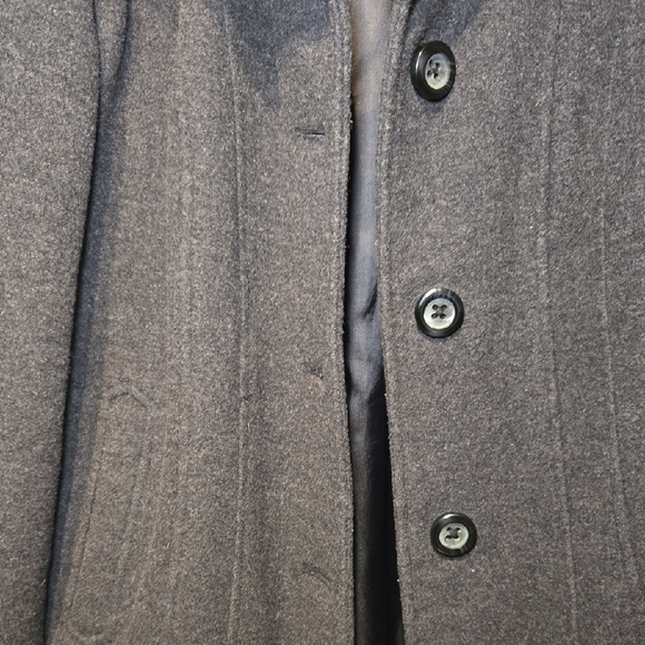 Croft & Barrow Dark Gray Pea Coat - Picture 3 of 4